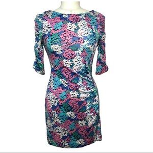 Lilly Pulitzer Multi Color Floral Jeanie Dress size Sm